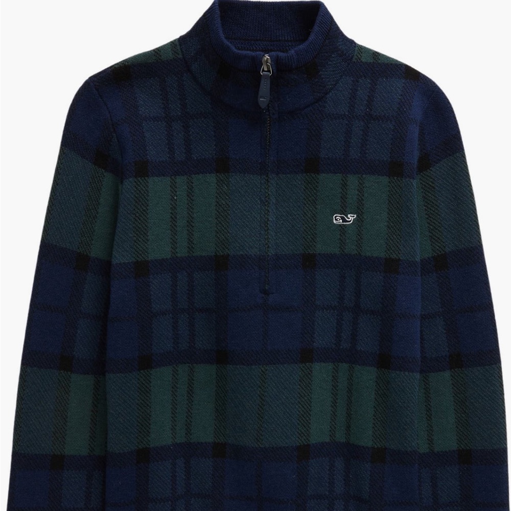 Vineyard Vines Kids Boathouse Boat Half-Zip Pullover